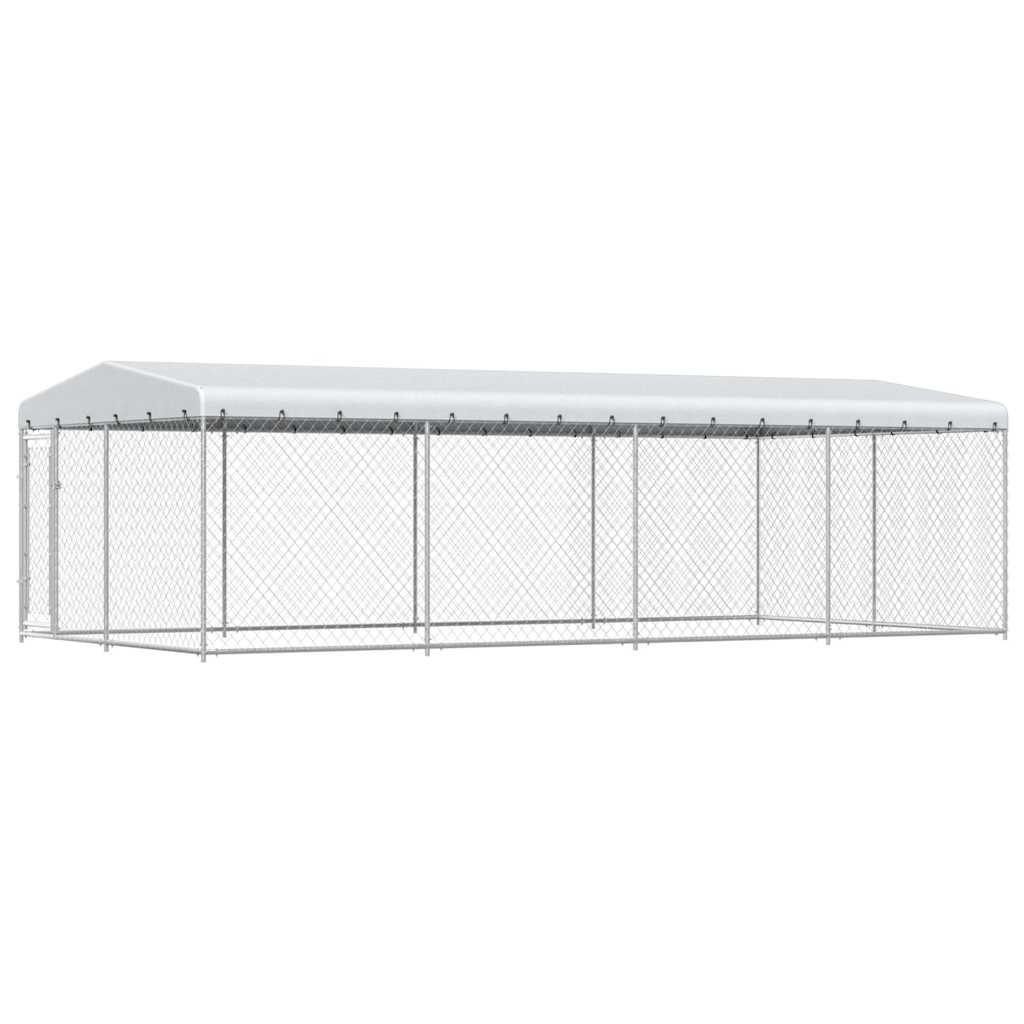 Perrera De Exterior Con Techo 7,6x3,8x2,3 M_0