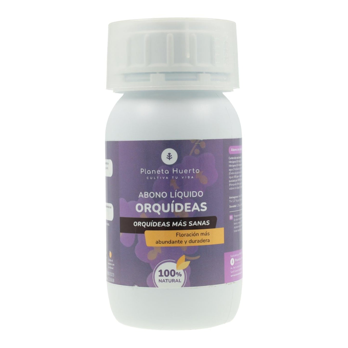 Fertilizante Líquido Planeta Huerto para Orquídeas 250 ml