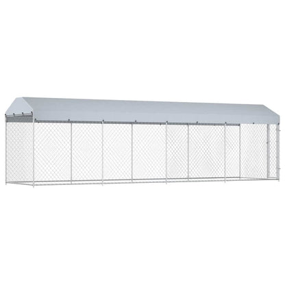 Perrera De Exterior Con Tejado 760x190x225 Cm_4