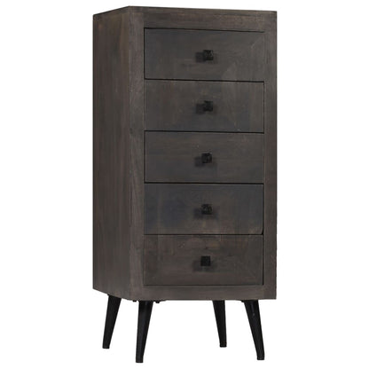 Aparador De Madera De Mango Maciza 40x40x91 Cm_0