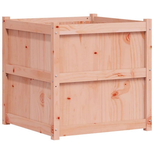 Jardinera De Madera Maciza Douglas 70x70x70 Cm_0
