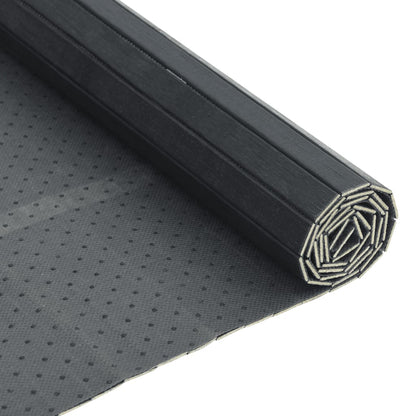 Alfombra Rectangular Bambú Gris 100x300 Cm / Vetonek_0