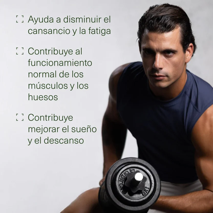 Magnesio Complex Triple 3000mg de Magnesio, Magnesio Bisglicinato, Citrato y Malato Aldous Bio 200 Cápsulas