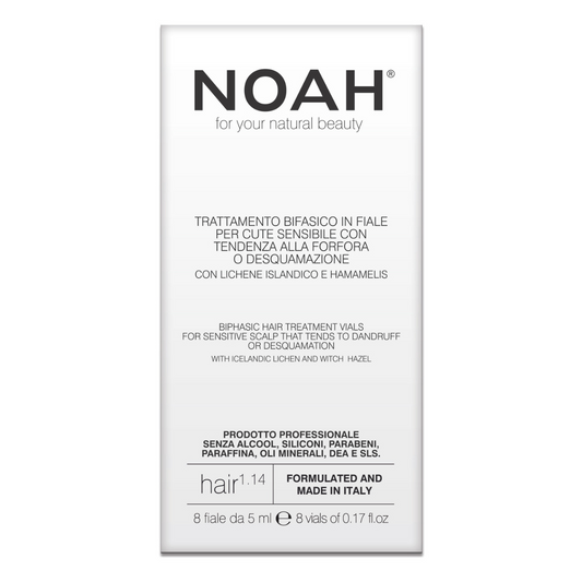 Ampolas de tratamento bifásicas Noah para couro cabeludo sensível - 8 ampolas