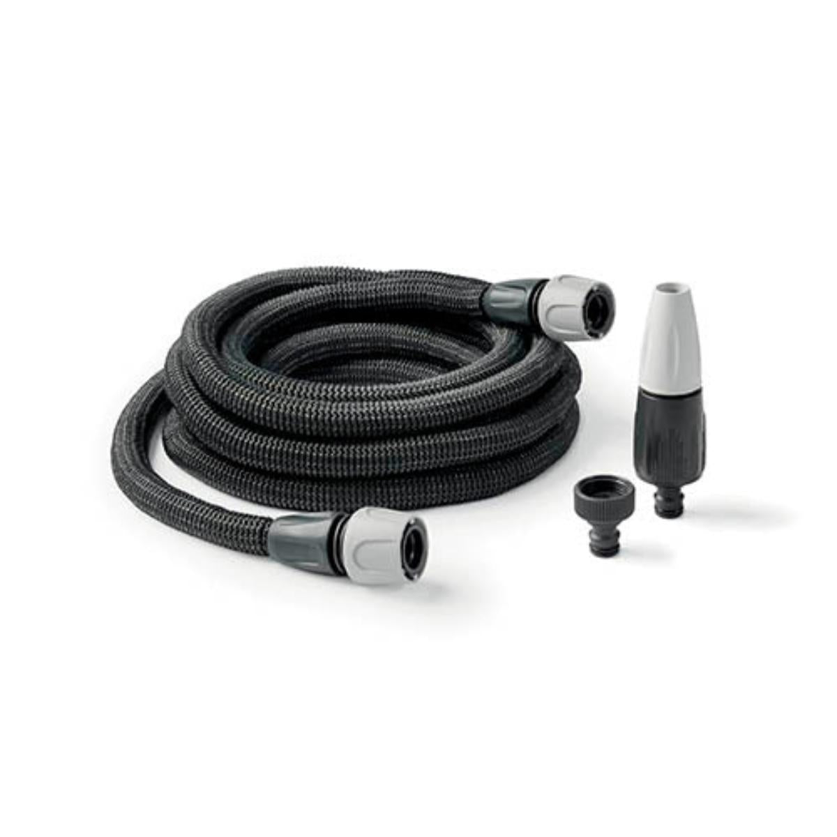 Manguera autoextensible en tela Aquapop Easy gris GF 10 m
