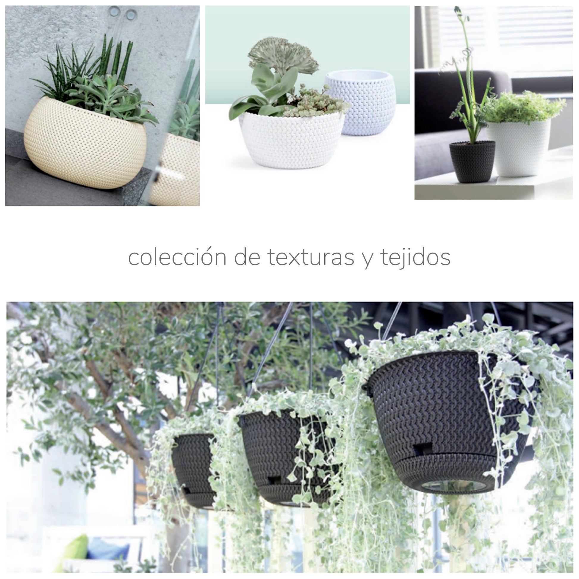 Tazón Macetero Splofy 3,8l., Dimensiones (mm) 236x236x123, Color Gris Piedra