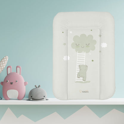 Cambiador Blando Para Comoda 70x50 Nubes Rosa_5