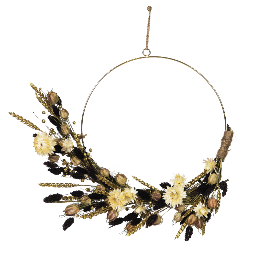 Flores Secas - Dryflower 'x-mas Brown/gold'_0