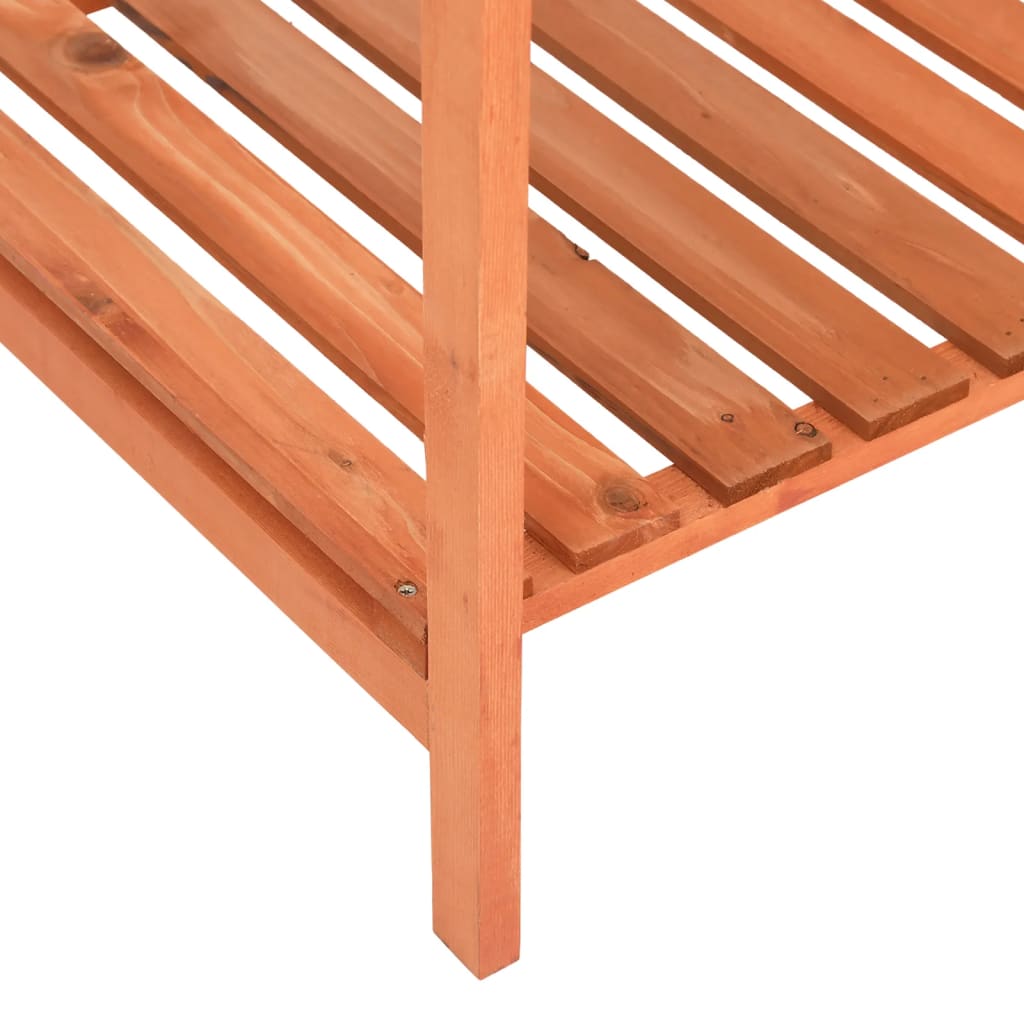 Jardinera Huerto Madera Maciza De Abeto 80x60x80 Cm_5