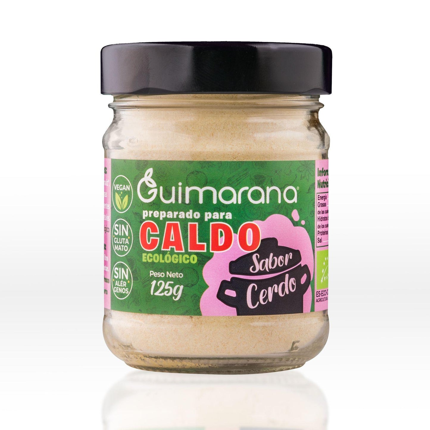 Caldo vegan preparado ECO Guimarana porco 125 g