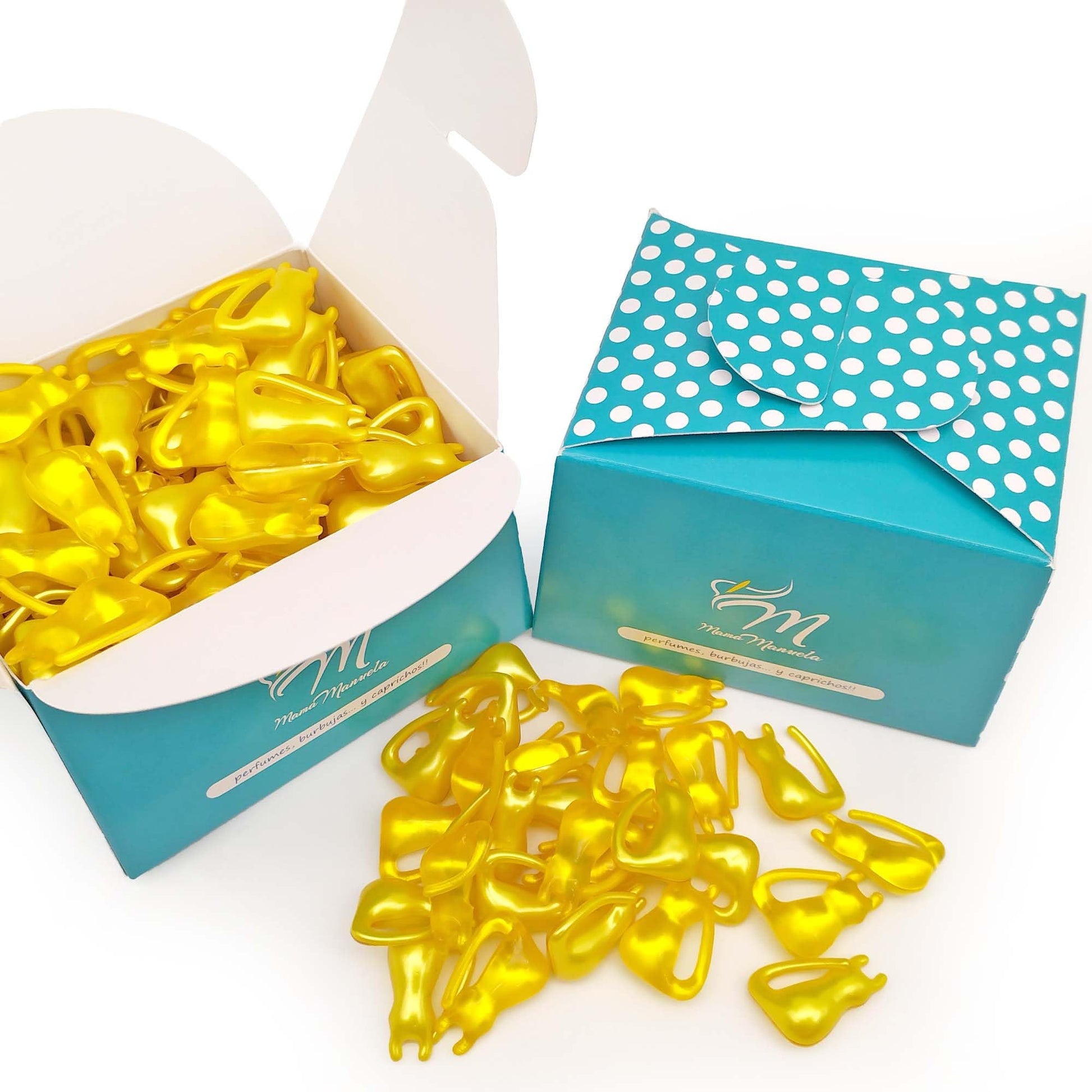 80 Perlas De Baño En Forma De Minino - Con Aceite De Soja - Hidrata, Suaviza Y Perfuma La Piel - Aroma Vainilla_0