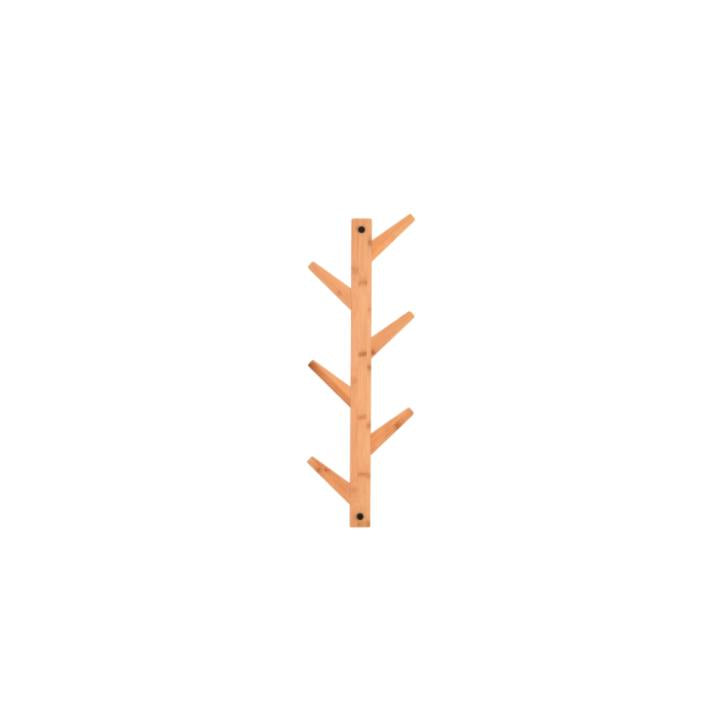 Cabide de bambu 2 em 1 (vertical ou horizontal)