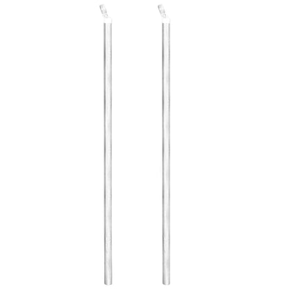 Valla De Alambre Y Postes Acero Galvanizado Plateado 25x0,8 M / Vetonek_0