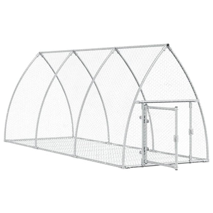 Conejera Acero Galvanizado Plateado 105x300x120 Cm_3