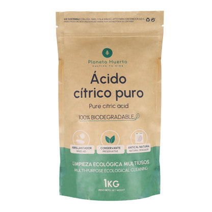 Ácido Cítrico Planeta Huerto 1 Kg