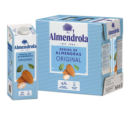 Pack de 6 Bebidas Almendrola Original Amêndoa 1 L