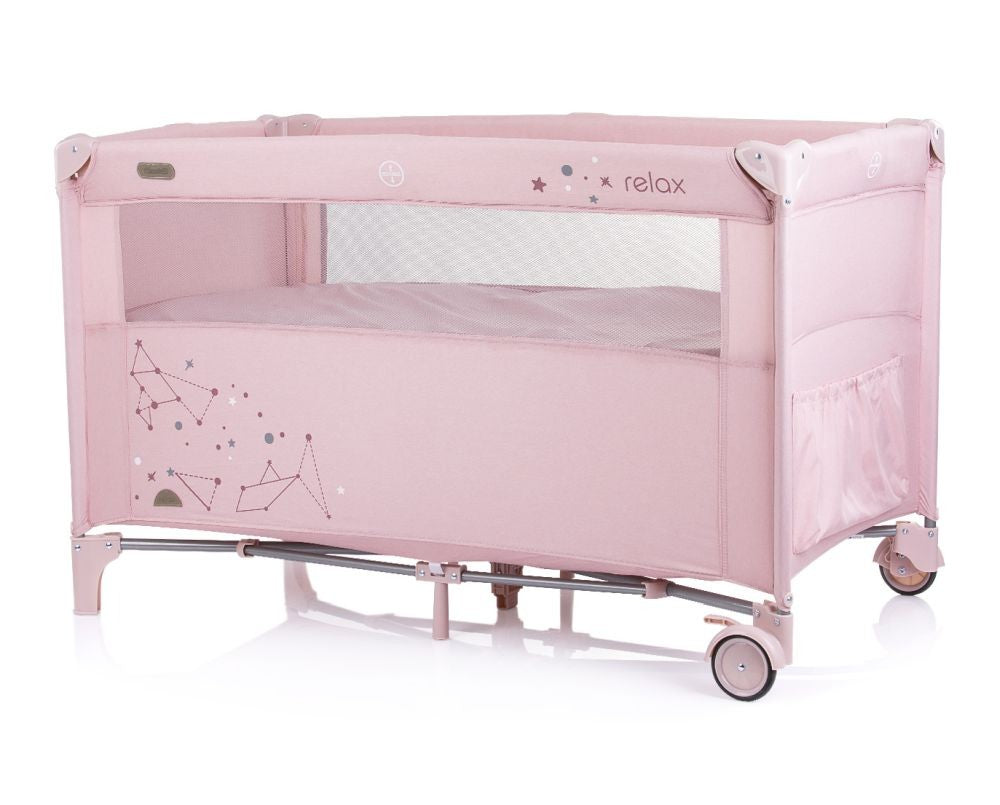 Cuna De Viaje Relax Linen Rose_2
