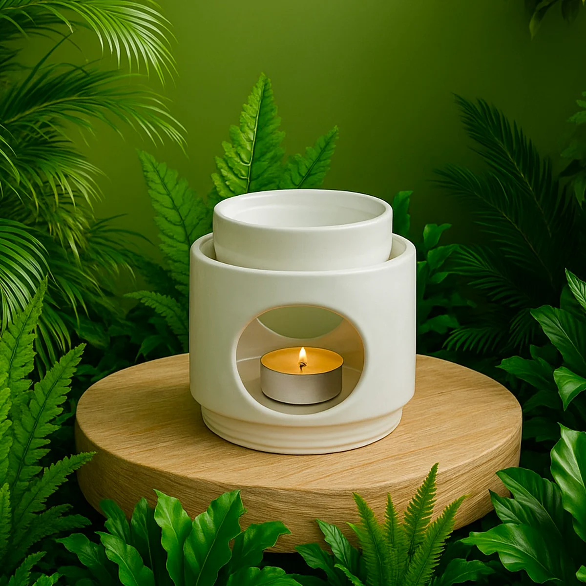 Quemador Aceites Esenciales Cerámica Nordic Sys Aromas | Difusor Tradicional | Aromaterapia | Diseño Decorativo_2