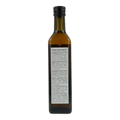 Óleo de sésamo torrado biológico Clearspring, 500 ml