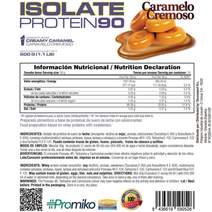 Isolate 90 Cfm - 500 G - Caramelo Cremoso - Aumenta La Masa Muscular - Masmusculo_5