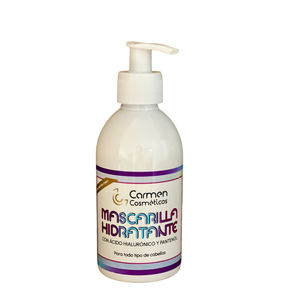 Carmen Cosméticos Mascarilla Hidratante Con Ácido Hialurónico Y Pantenol 250ml_0