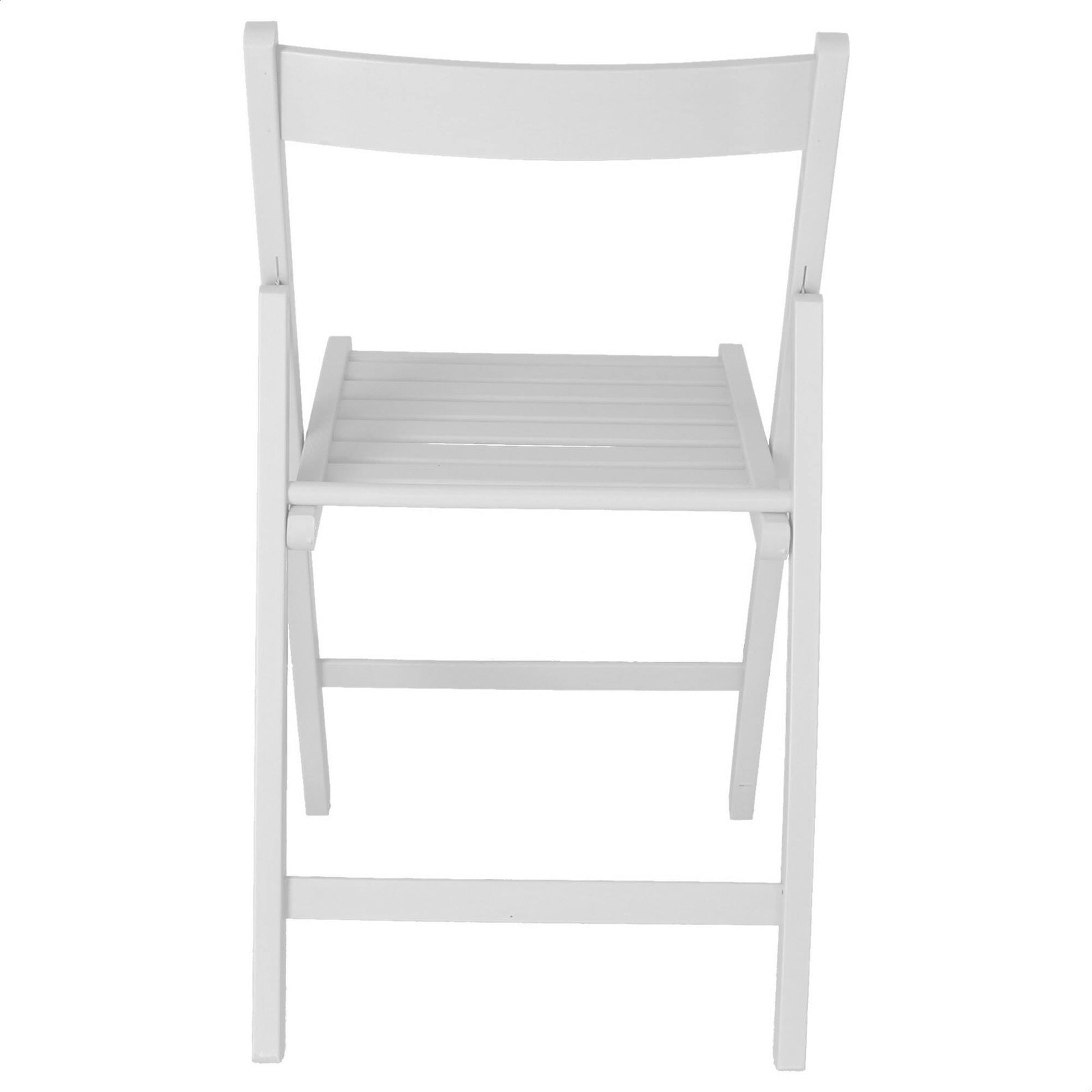 Well Home Mobiliario & Decoración - Pack 4 Sillas Bas En Madera De Haya, Acabado Blanco_4