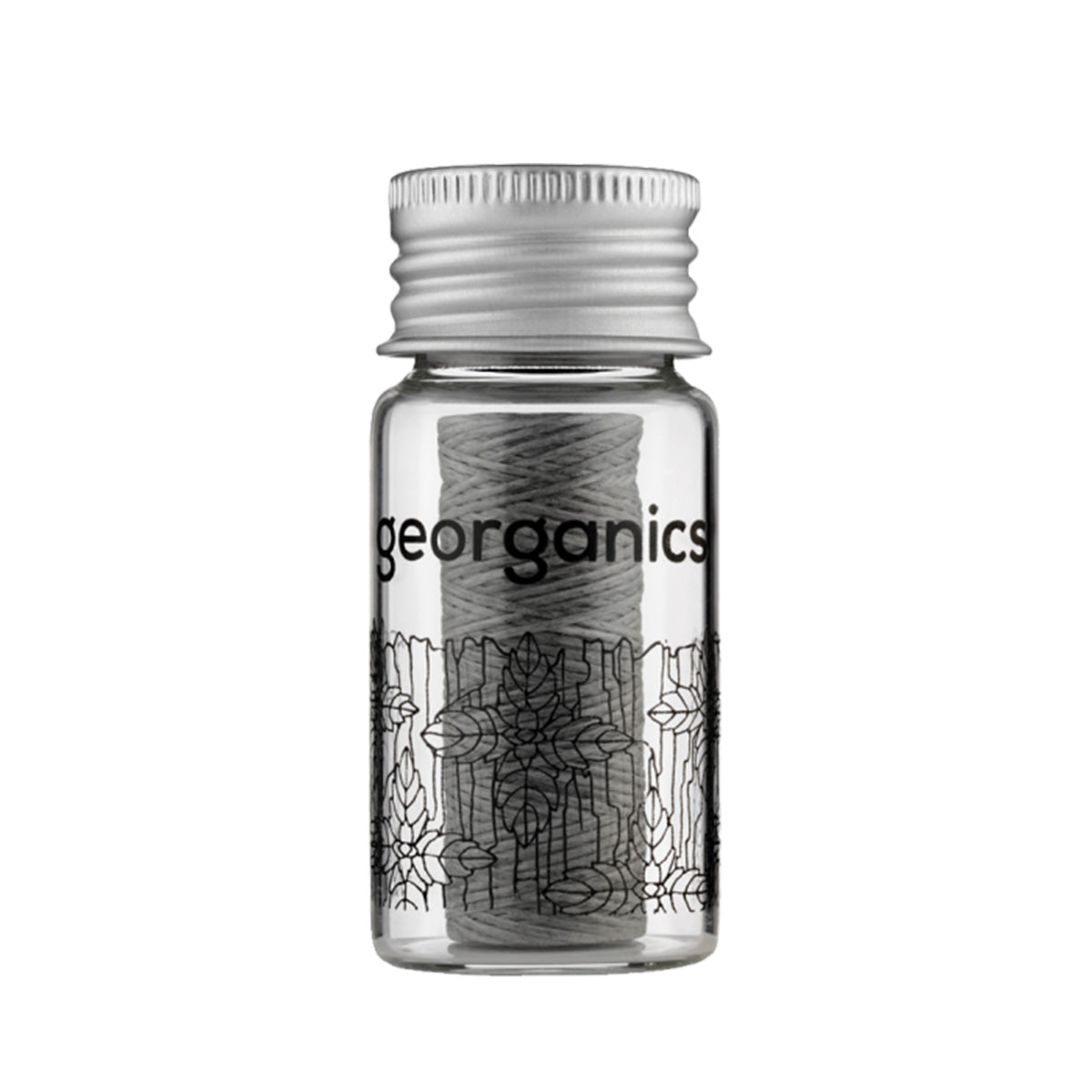 Fio dentário com flúor - Carvão ativado, Georganics, 50m