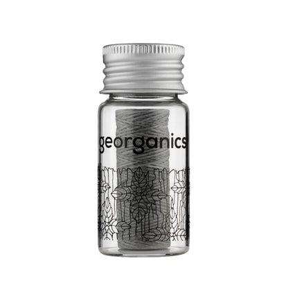 Fio dentário com flúor - Carvão ativado, Georganics, 50m