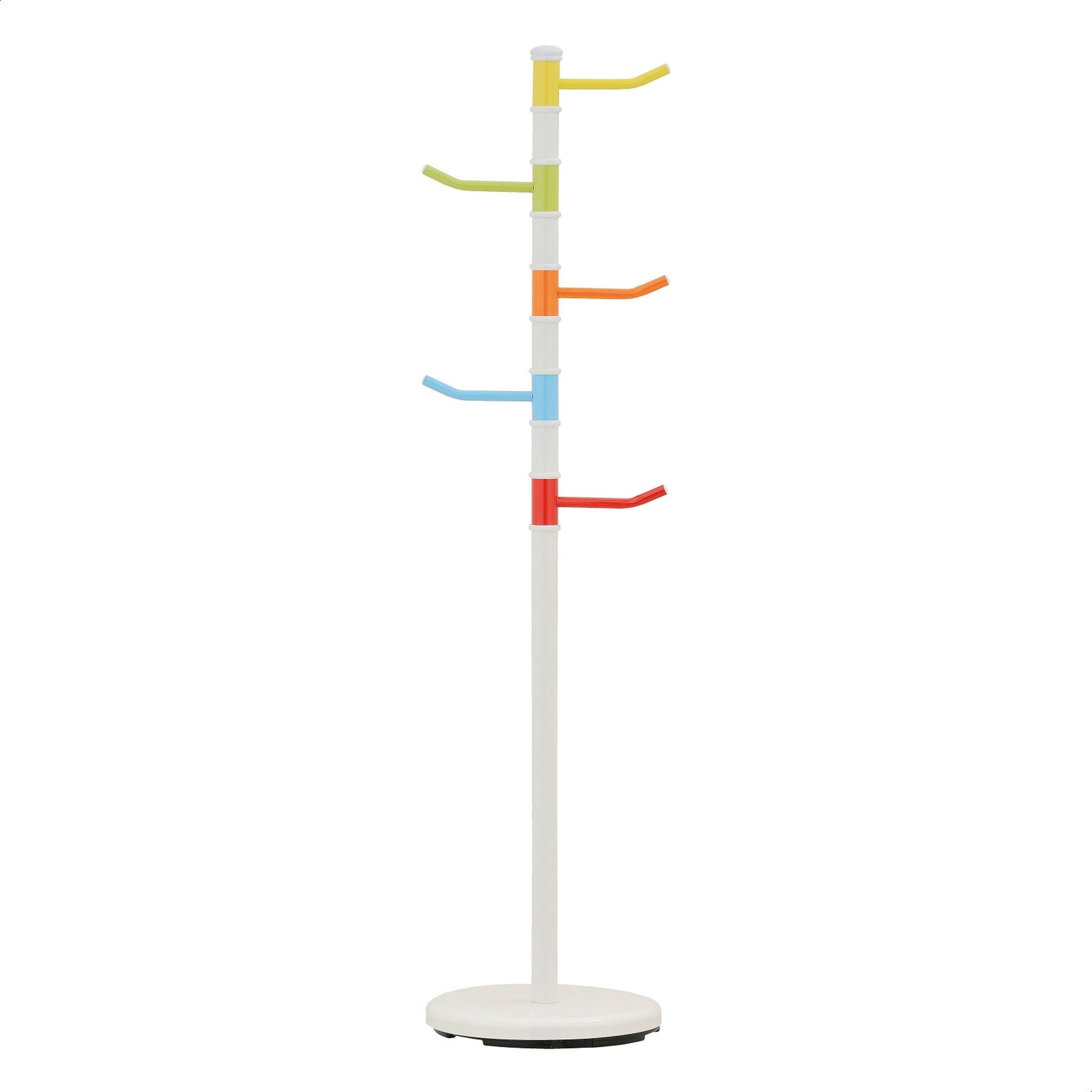 Perchero Infantil Multicolor Desmontable, Estructura Metálica, 30x30x117 Cm_0