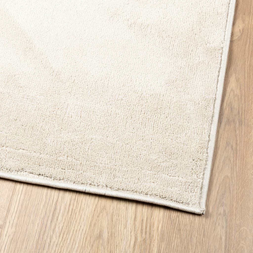 Vidaxl Alfombra De Pelo Corto Oviedo Beige 160x160 Cm_3