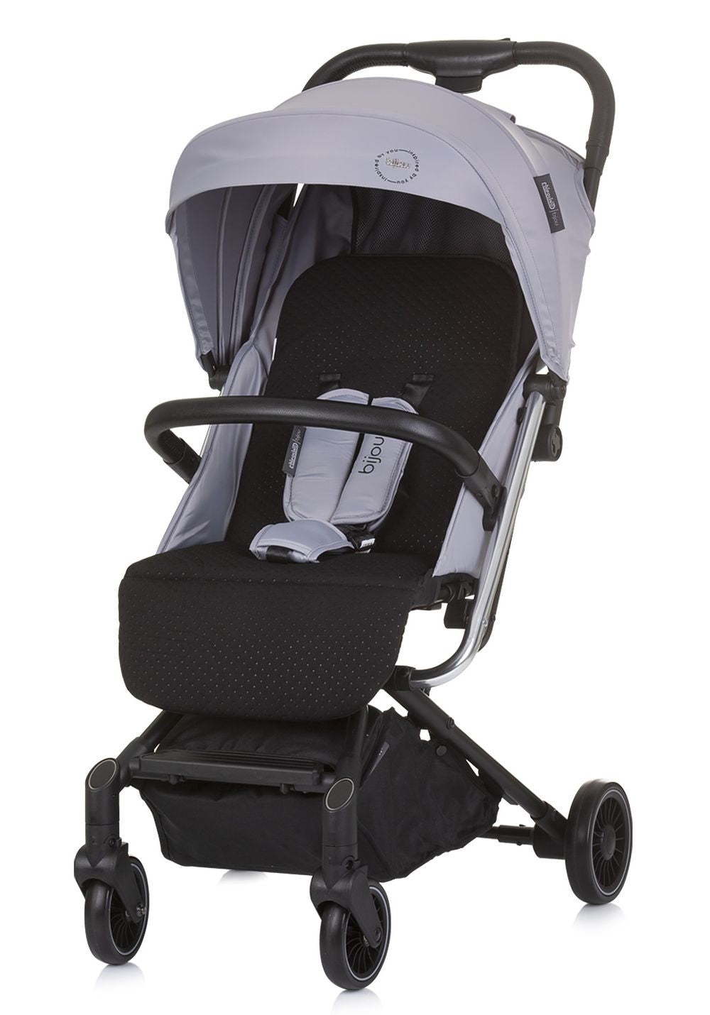 Silla De Paseo Bijou Ash Grey Desde El Nacimiento Hasta 15 Kg De Chipolino_0