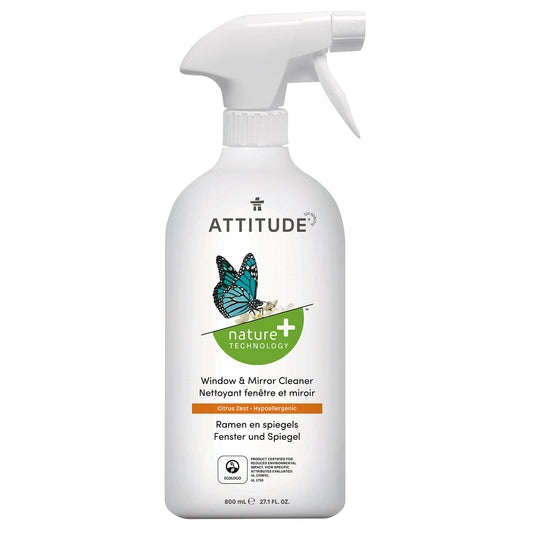 Limpiacristales eco en spray Lima y Lavanda Attitude 800 ml