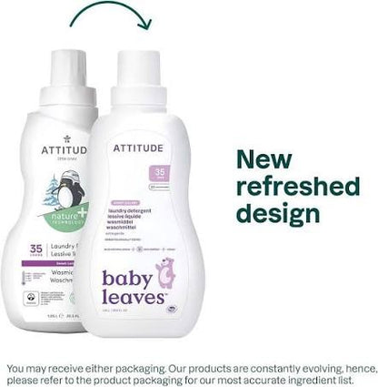 Detergente para ropa Baby Leaves Sweet Lullaby Attitude 35 lavados