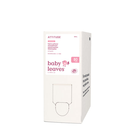 Suavizante para ropa Baby Leaves sin perfume Attitude 80 lavados