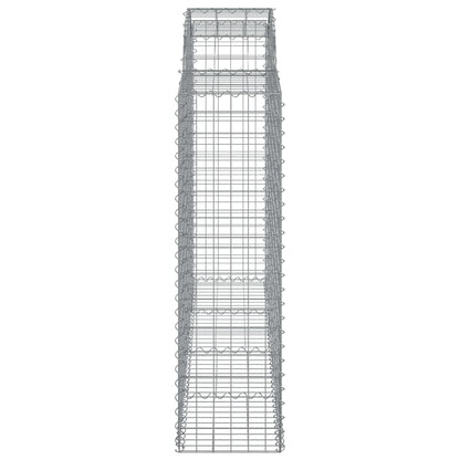 Cestas Gaviones 12 Uds Forma De Arco Hierro 200x50x140/160 Cm_4