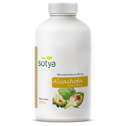 Alcachofra Sotya 500 mg. Comp. 500U