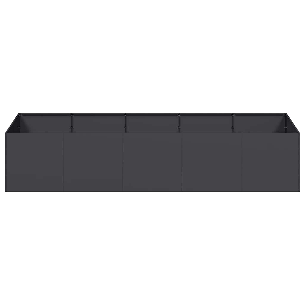 Jardinera De Acero Laminado En Frío Negro 200x80x40 Cm_3