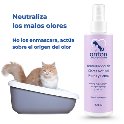 Spray natural neutralizador de olores para perros y gatos – Pack 3 x 200 ml_1