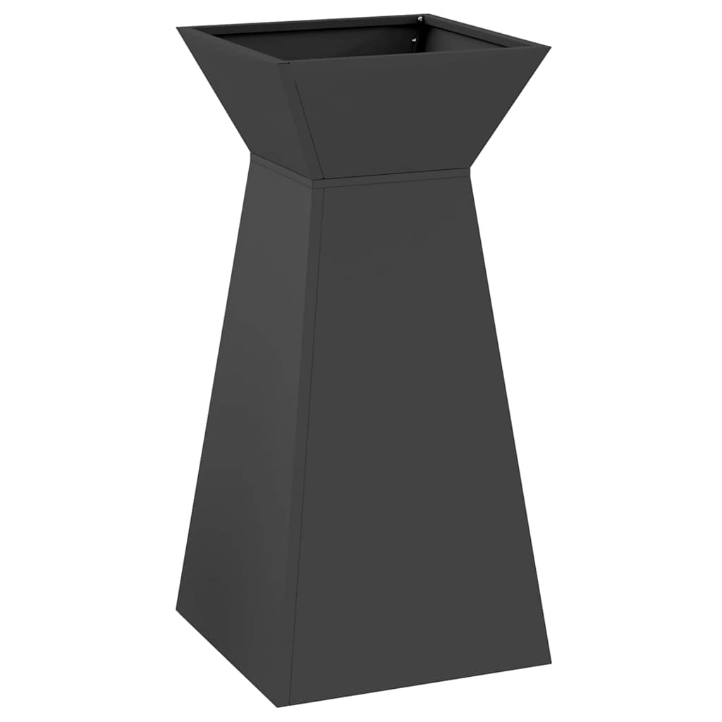Maceta Pilar 2 Uds. Negro 35 X 35 X 73 Cm_4