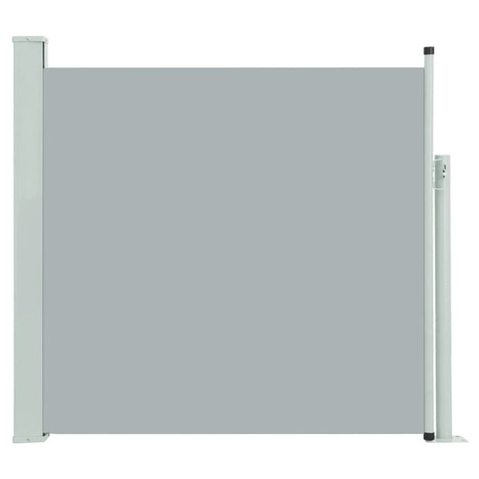 Toldo Lateral Retráctil De Jardín Gris 170x300 Cm_0