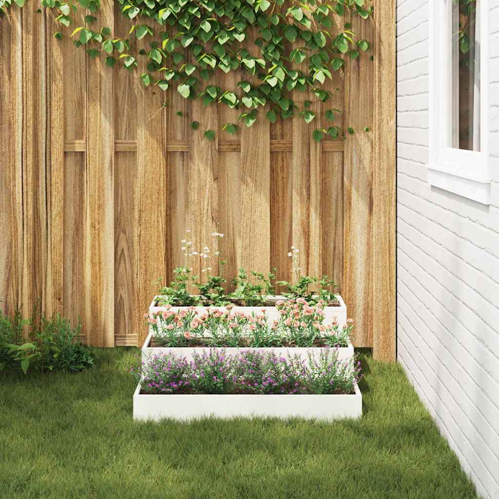 Macetero De Jardín 90 X 90 X 35 Cm Acero Laminado En Frío_3