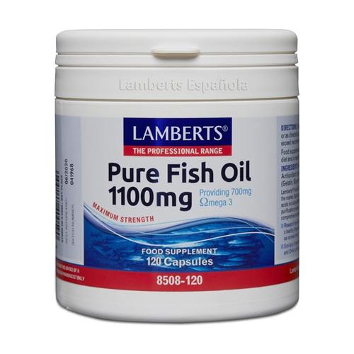 Óleo de peixe puro Lamberts 120 cápsulas