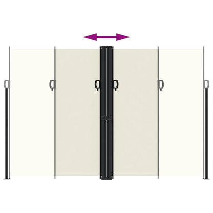 Vidaxl Toldo Lateral Retráctil Crema 220x600 Cm_4