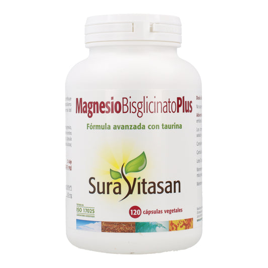 Bisglicinato de Magnésio Plus 120 cápsulas Sura Vitasan