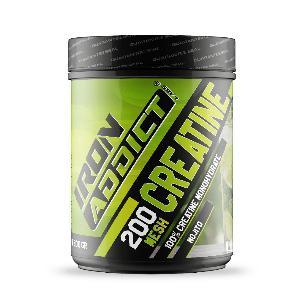 100% Creatina Monohidrato 200 Mesh - 300g - Mojito - Creatina Monohidrato - Iron Addict Labs_0