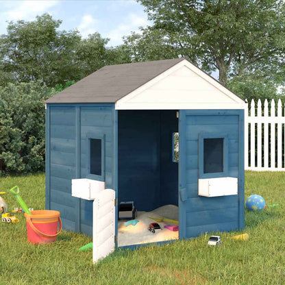 Casa De Juegos Con Puerta Con Cierre Y Macetas Madera Abeto_2