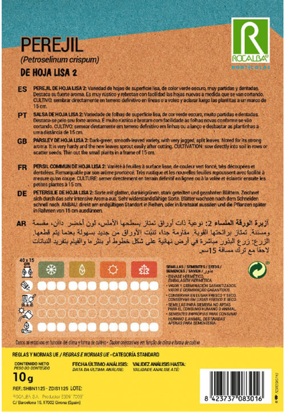 Semillas Perejil Hoja Lisa 10g_1