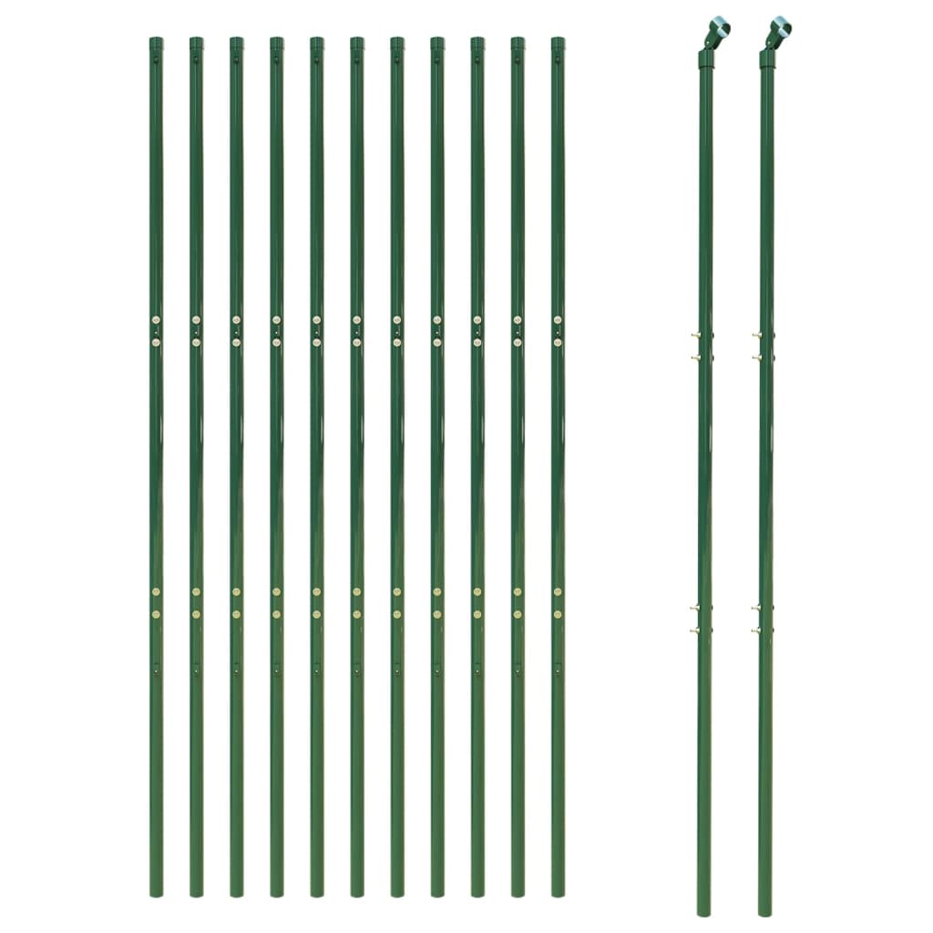 Cerca De Alambre De Acero Galvanizado Verde 2,2x25 M / Vetonek_0