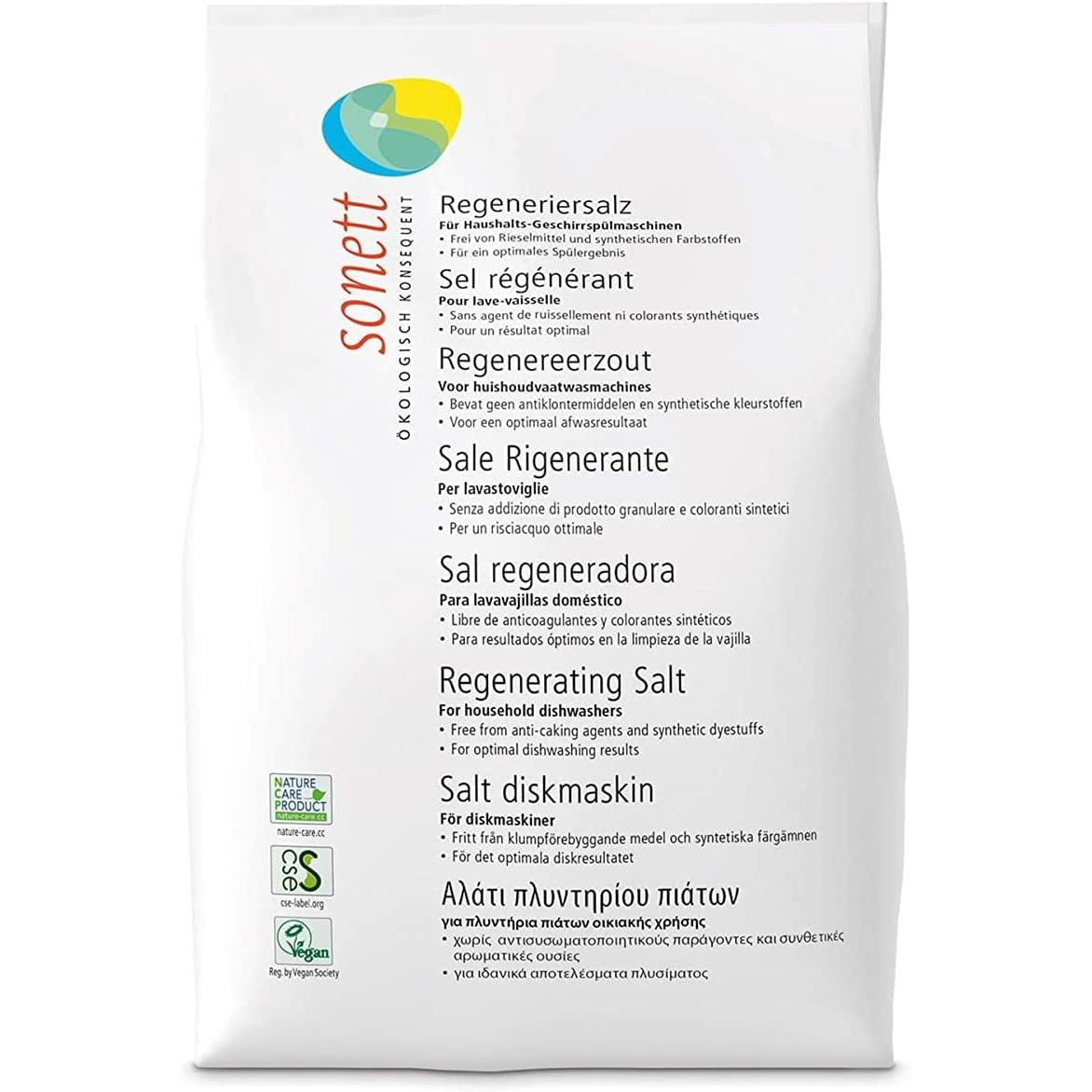 Sal regenerador para máquina de lavar louça Sonett 2 kg