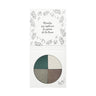 Sombra 4 Cores 02 Verde Astúrias Com Óleo de Jojoba e Rosa Mosqueta, NaturaBio Cosmetics 4 x 1,6g